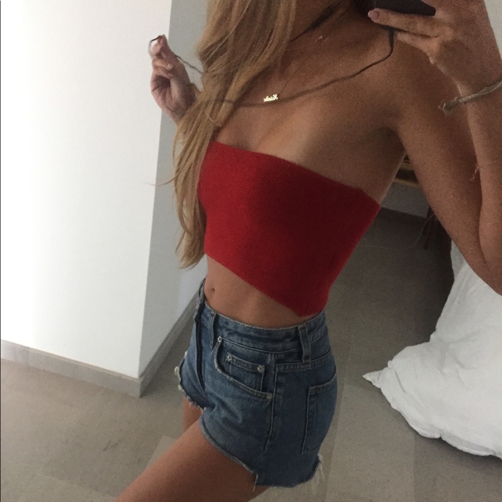 Brandy Melville Knit Tube Top